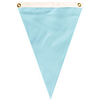 Nylon Blueflower Single Pennant