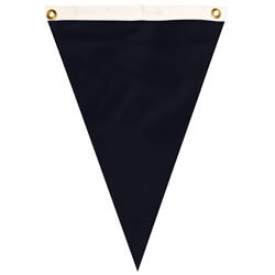 Black Single Pennant, PENN1836BL
