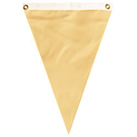 Nylon Buff Single Pennant