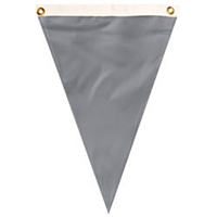 Nylon Charcoal Single Pennant