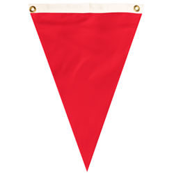 Nylon Canada Red Single Pennant, FBPP0000012061