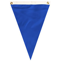 Nylon Deep Blue Single Pennant