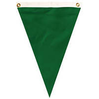 Nylon Dartmouth Green Single Pennant