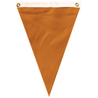 Nylon Gold Brown Single Pennant