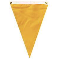 Nylon Gold Single Pennant