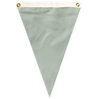 Nylon Grey Single Pennant