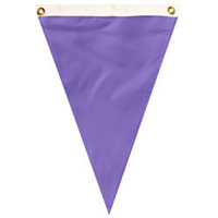 Nylon Lavender Single Pennant