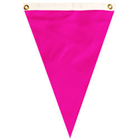 Nylon Magenta Single Pennant