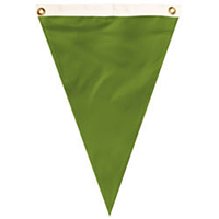 Nylon Olive Single Pennant