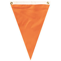 Nylon Orange Single Pennant