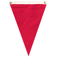 Nylon Old Glory Red Single Pennant