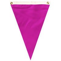 Nylon Orchid Single Pennant