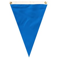 Nylon Royal Blue Single Pennant