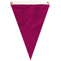 Nylon Ruby Single Pennant