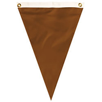 Nylon Spice Brown Single Pennant