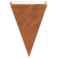 Nylon Sandalwood Single Pennant
