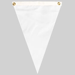 Nylon White Single Pennant, FBPP0000012124