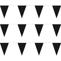 Black String Large Pennants, PENNSP888BLK