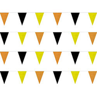 Yellow/Orange/Black String Pennants