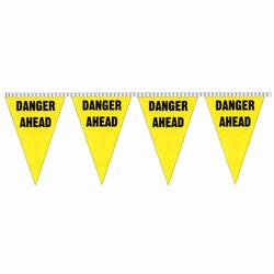 Danger Ahead String Pennants, PENNS121860E