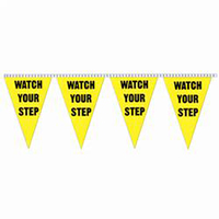 Watch Your Step String Pennants, PENNS121860G