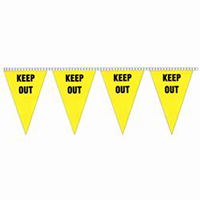 Keep Out String Pennants, PENNS121860H