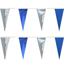 Blue and Silver String Pennants, PENNSCR6G