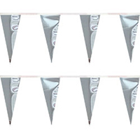 Silver String Pennants, PENNSCR6SI