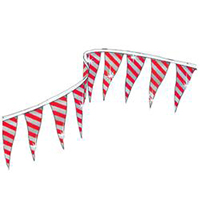 Red and Silver String Pennants, PENNSDC60