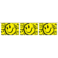Happy Face String Pennants