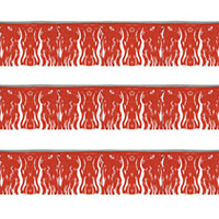 Red Fiesta Fringe String Pennants