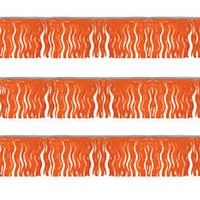 Orange Fiesta Fringe String Pennants