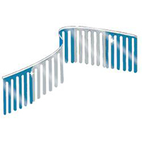 Blue/Silver Finger String Pennants