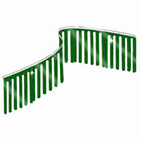 Green Finger String Pennants