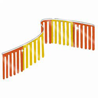 Red/Gold Finger String Pennants