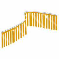 Orange Finger String Pennants