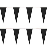 Black Icicle String Pennants