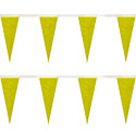 Yellow Heavy Duty String Icicle Pennants
