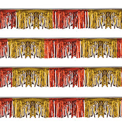 Red/Gold Starburst String Pennants, FBPP0000011694