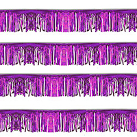 Purple Starburst String Pennants