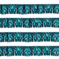 Turquoise Starburst String Pennants