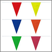 Heavy Duty Plasticloth String Pennants