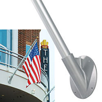 Aluminum 45� Angle Estate Outrigger Flagpoles