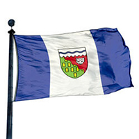 Northwest Territories Flags, PRNWTE35