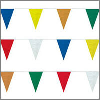 String Pennants in Rainbow Assortments
