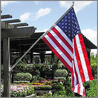 Residential House Mount Flag Poles