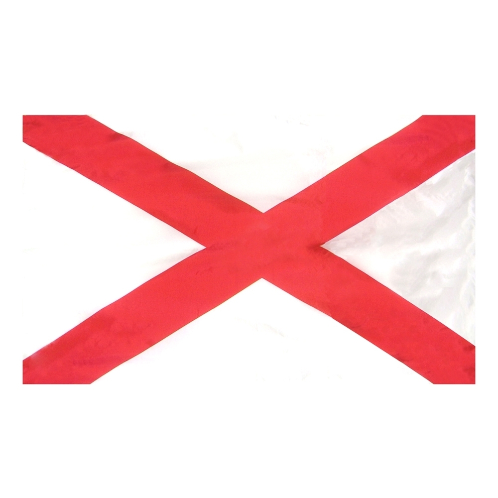 Alabama Flag with Pole Hem, FBPP0000009446