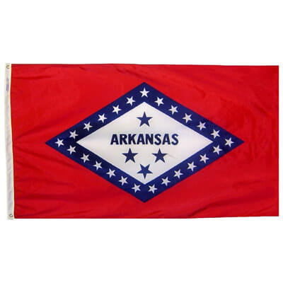 Arkansas Nylon Flag, FBPP0000009538