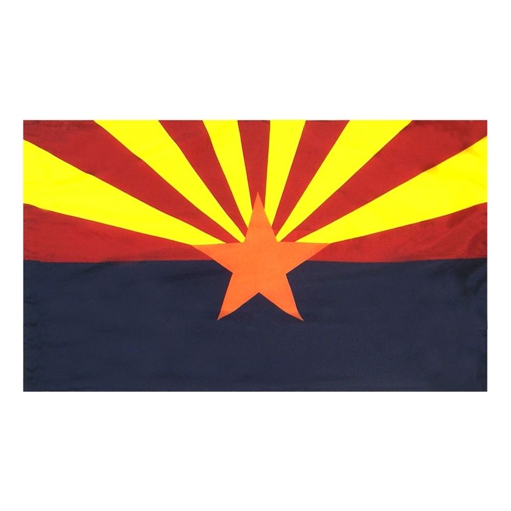Arizona Flag with Pole Hem, FBPP0000009528