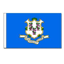 Connecticut Flag with Pole Hem, FBPP0000010154